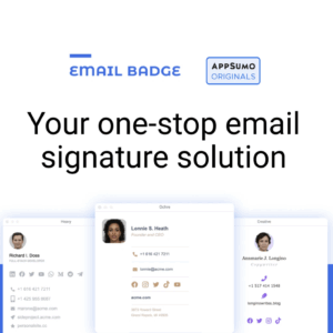 Creates email signatures